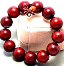 Shamballa Bracelet, meticulously handcrafted with oversized wooden beads.